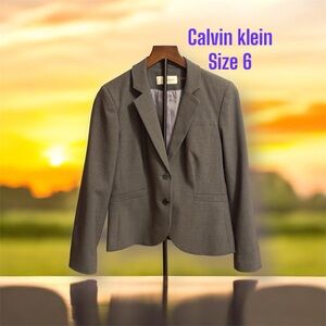 Calvin Klein Gray Blazer